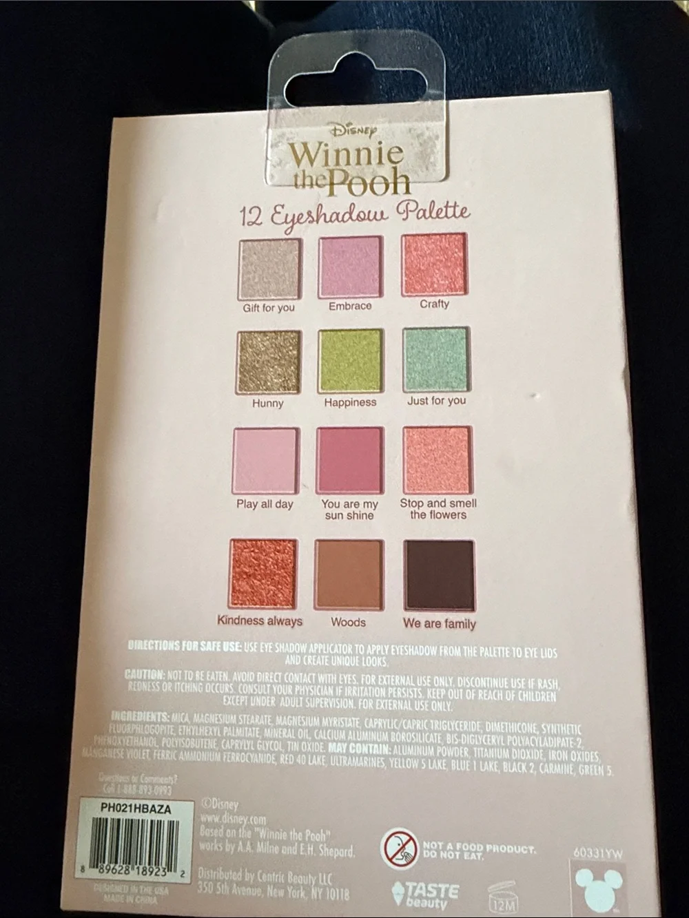Disney Winnie the Pooh Makeup Palette, NWOT - Picture 2 of 3
